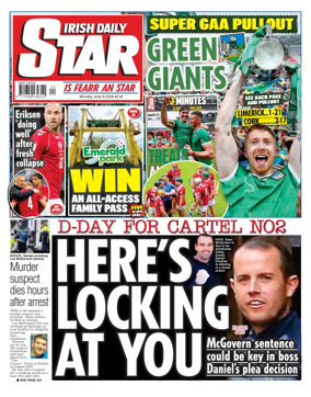 Cover of Irish Daily Star