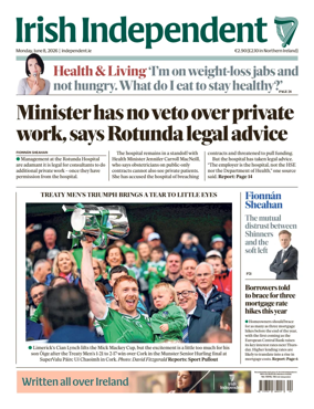 Cover of Irish Independent