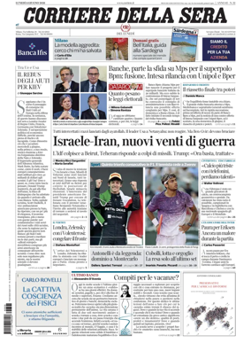 Cover of Corriere della Sera