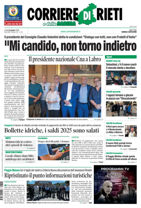 Cover of Corriere di Rieti
