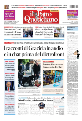 Cover of Il Fatto Quotidiano