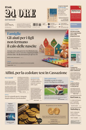Cover of Il Sole 24 Ore