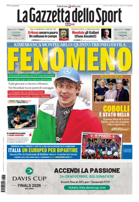 Cover of La Gazzetta dello Sport - Roma