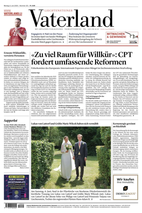 Cover of Liechtensteiner Vaterland