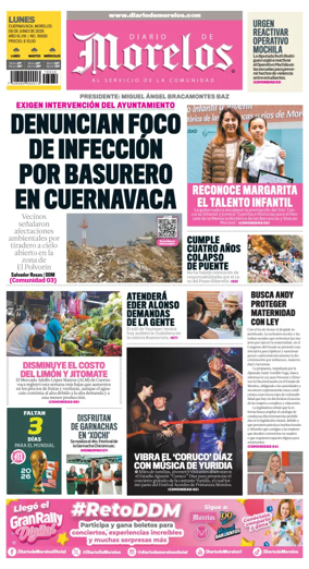 Cover of Diario de Morelos