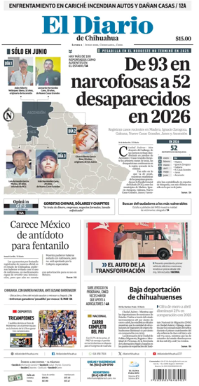 Cover of El Diario de Chihuahua