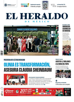 Cover of El Heraldo de Mexico