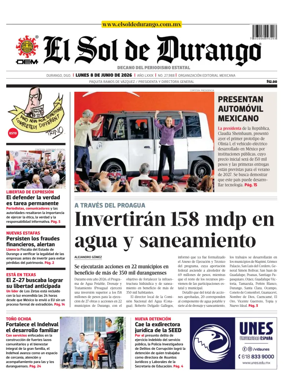 Cover of El Sol de Durango
