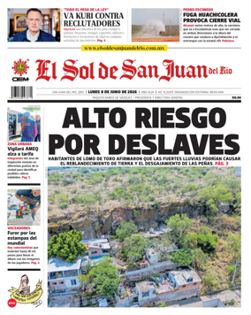 Cover of El Sol de San Juan del Rio