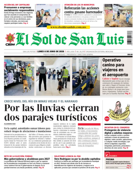 Cover of El Sol de San Luis Potosi