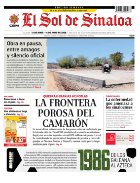 Cover of El Sol de Sinaloa