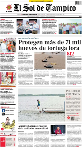 Cover of El Sol de Tampico
