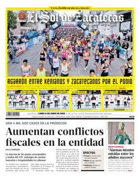 Cover of El Sol de Zacatecas