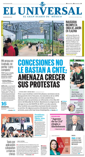 Cover of El Universal