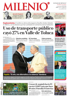 Cover of Milenio Edo de Mexico