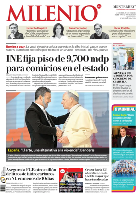 Cover of Milenio Monterrey