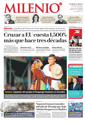 Cover of Milenio Tamaulipas