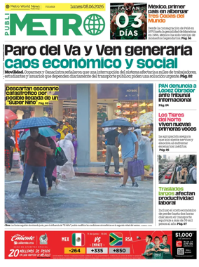 Cover of Publimetro Merida