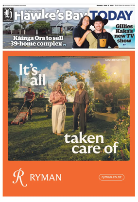 Cover of Hawke's Bay Today