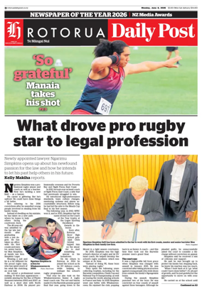 Cover of Rotorua Daily Post