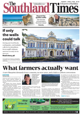 Cover of The Southland Times