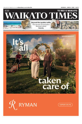 Cover of Waikato Times