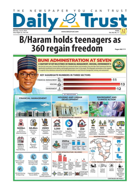 Cover of Daily Trust