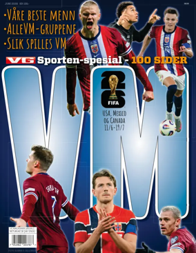 Cover of VG Fotball: Slik spilles VM/Norges sjanser