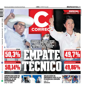 Cover of Diario Correo