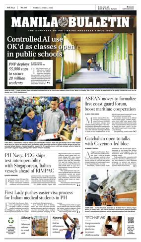 Cover of Manila Bulletin