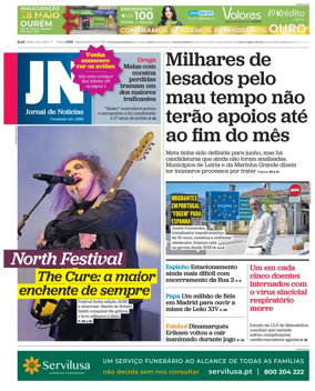 Cover of Jornal de Noticias