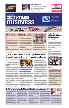 Cover of Gulf Times Business