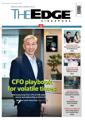 Cover of The Edge Singapore