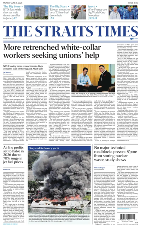 Cover of The Straits Times