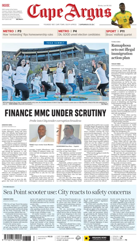 Cover of Cape Argus