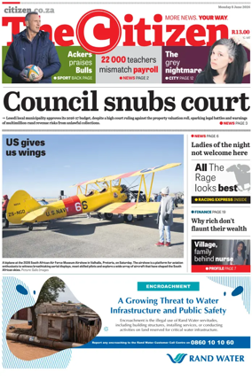 Cover of The Citizen (Gauteng)
