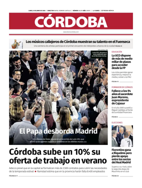 Cover of Diario Cordoba