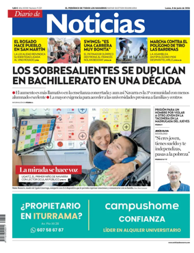 Cover of Diario de Noticias (Spain)