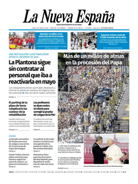Cover of La Nueva Espana (Oviedo)