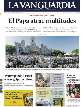 Cover of La Vanguardia (1st Edition)