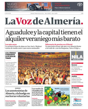 Cover of La Voz de Almeria