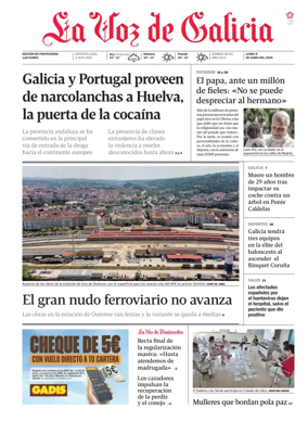Cover of La Voz de Galicia (Deza)