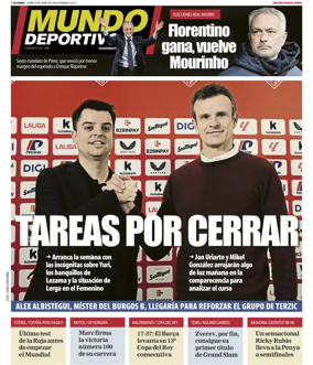 Cover of Mundo Deportivo (Bizkaia-Araba)