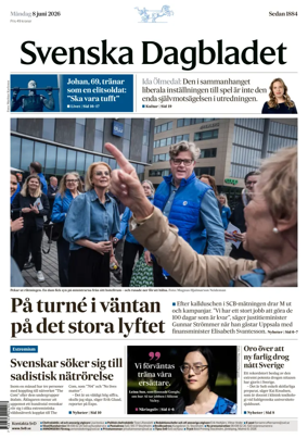 Cover of Svenska Dagbladet