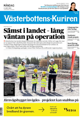 Cover of Vasterbottens-Kuriren