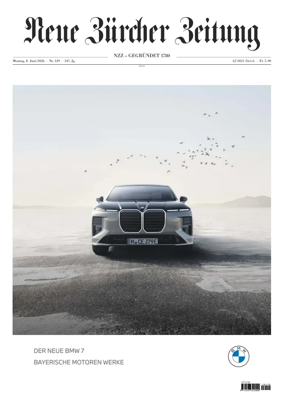 Cover of Neue Zurcher Zeitung