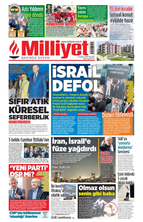 Cover of Milliyet