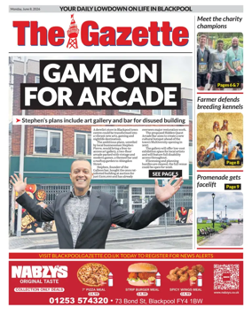 Cover of Blackpool Gazette