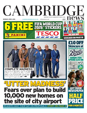 Cover of Cambridge News