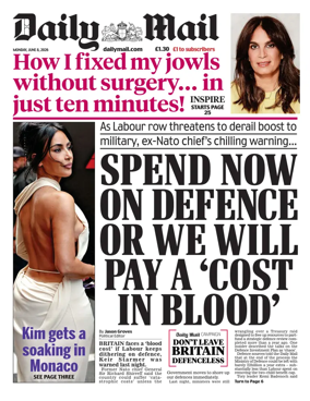 Cover of Daily Mail